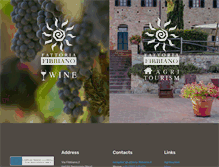 Tablet Screenshot of fattoria-fibbiano.it